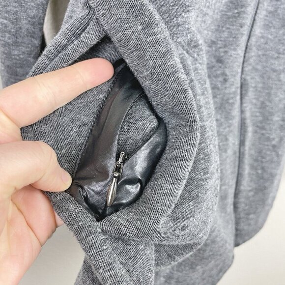 Nau Women's XS Hyperspace Grey Spacedye Full Zip Hoodie Sweatshirt Organic Cotto - Picture 4 of 16